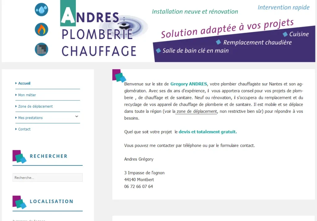 Andres Plomberie Chauffage