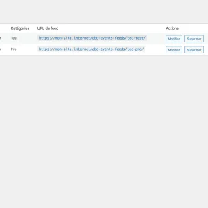 GBO – Generate Events Feeds